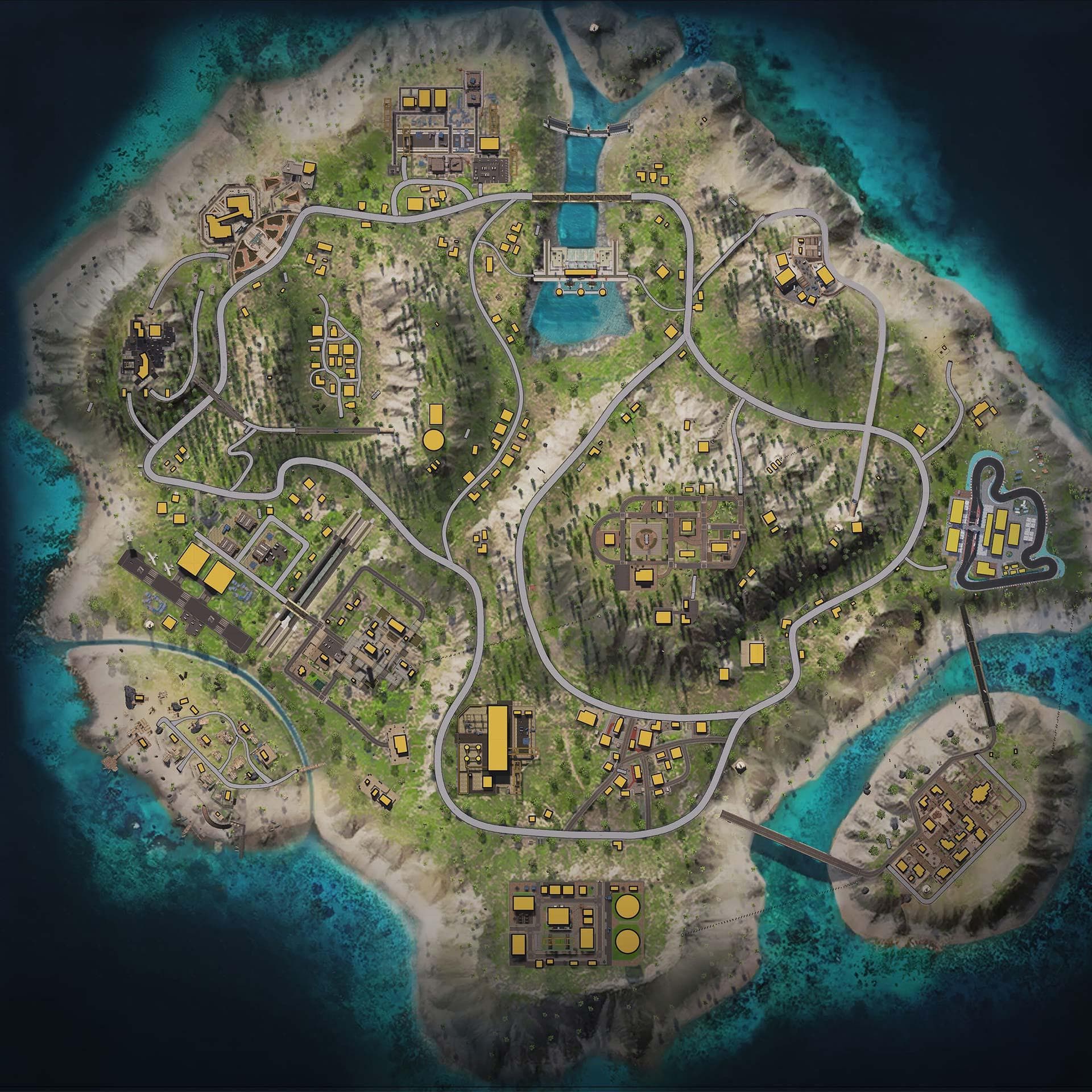 Bermuda Remastered Tactical Map Image